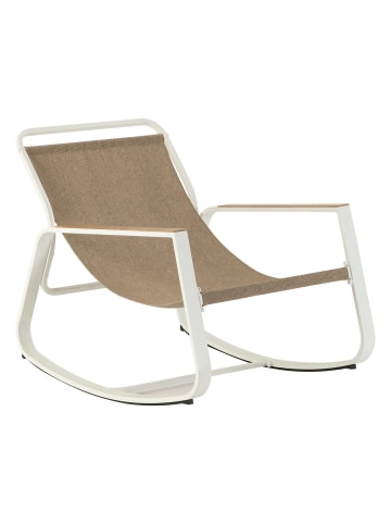 Hespéride Garten Schaukelstuhl in beige