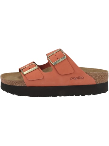 Papillio Sandale Arizona Platform Nubukleder schmal in orange