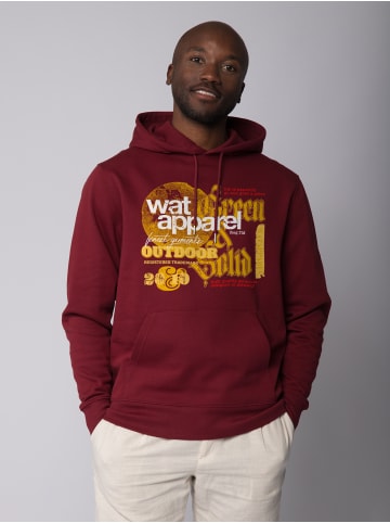 wat? Apparel Sweatshirt LIMITED EDITION LOGO PRINT 02 in Weinrot