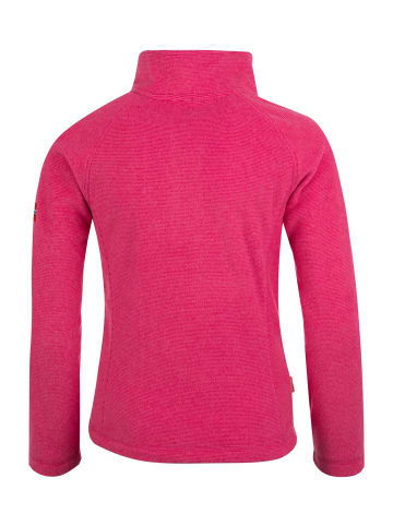 Trollkids Fleece Zip Pullover "Rondane " in Magenta