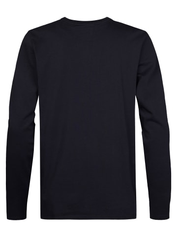 Petrol Industries Langarmshirt mit Print forgewall in Blau