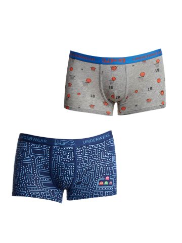 Le Petit Garcon 2er-Set: Boxershorts in Gray