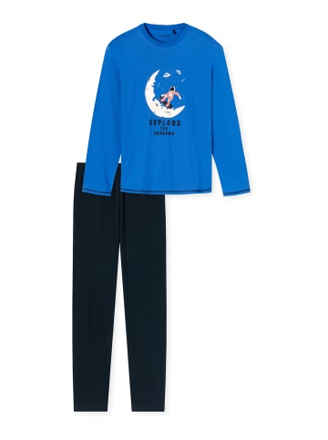 Schiesser Pyjama Teens Nightwear in Blau