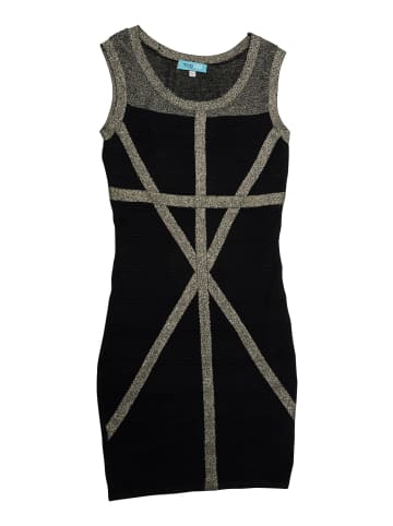 TOOCHE Kleid "X-Gold" in schwarz