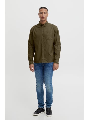 BLEND Langarmhemd BHBugley - 20714746  Modernes Langarmhemd in oliv