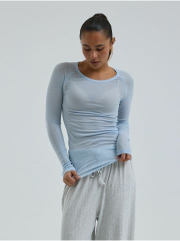 Seamless Basic T-Shirt Cotton in Hazy Sky