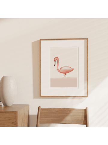 Dori's Prints Poster / Bild "Flamingo Flavio" - DIN A4