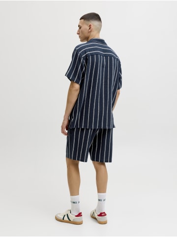 Jack & Jones Shorts Jaiden Coba Stripe in marine ecru - 0002