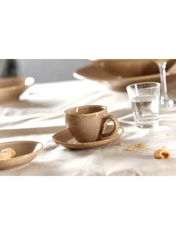 Ritzenhoff & Breker 6er Set Espressountertassen Sahara ø 11,5 cm in Hellbraun