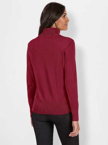 WITT WEIDEN Rollkragenpullover in kirsche