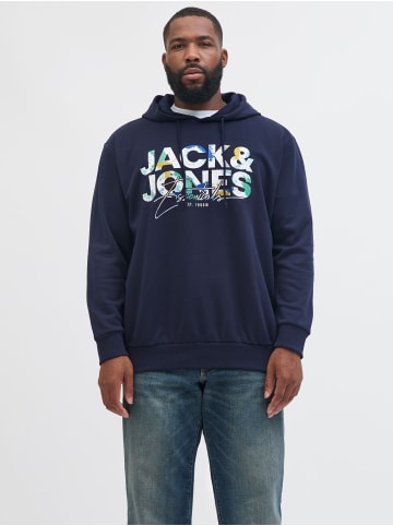 JACK & JONES PLUS Kapuzenpullover in Sky Captain