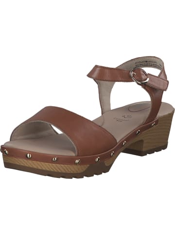 Jana Shoes Plateau-Sandaletten in cognac