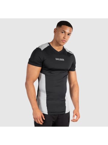 SMILODOX T-Shirt Maison Mesh in Schwarz