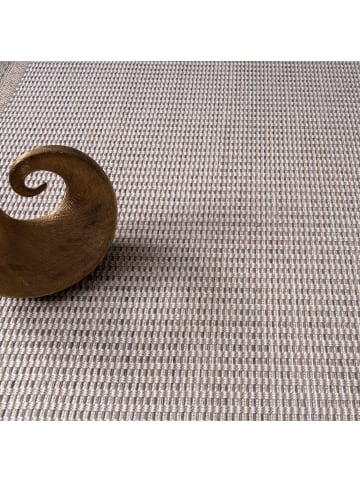 KADIMA DESIGN Teppich Kurzflor Bordüre Wohnzimmer in Beige