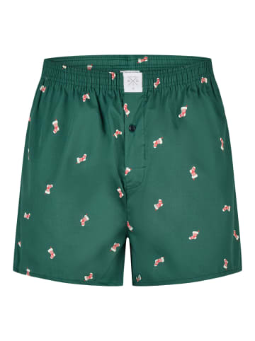 MG-1 Retro Boxer Christmas in Christmas Socks + 2194 fil a fil + solid navy