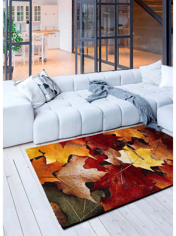 Atticgo Kurzflor-Teppich KOBY in mehrfarbig