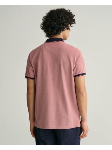 Gant Oxford Piqué Poloshirt in 4 Farben in Rot