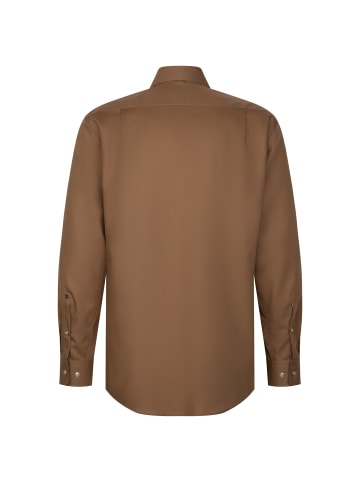 Seidensticker Business Hemd Regular in Braun