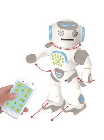 LEXIBOOK® POWERMAN® MAX Lernroboter mit 300+ Quiz & Geschichten (DE)