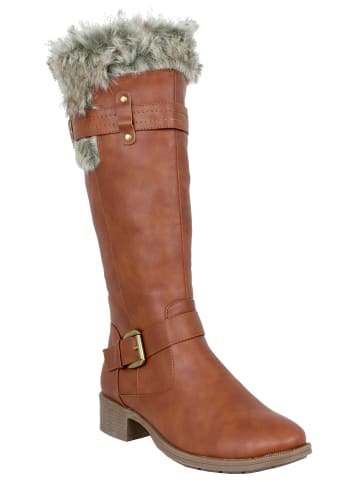 Loveness Winterstiefel Uni in Braun