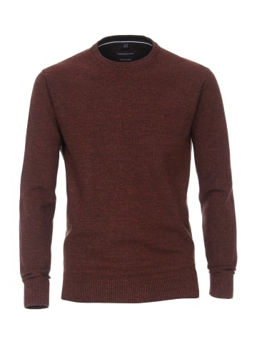 CASAMODA Rundhalspullover für Herren in orange