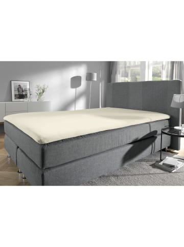 Erwin Müller Frottee Topper-Spannbettlaken Füssen in natur