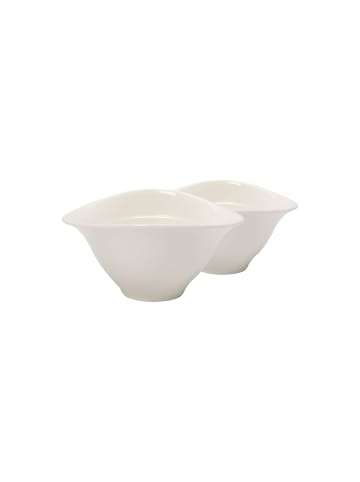 Villeroy & Boch 2er Set Suppenschalen Vapiano in Weiß 18 x 16 cm in weiß
