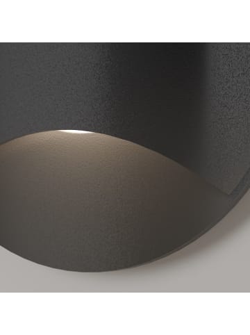 Licht-Erlebnisse Außen Einbaustrahler EEK F Ø 6.2 x (H)6.2 cm in Schwarz