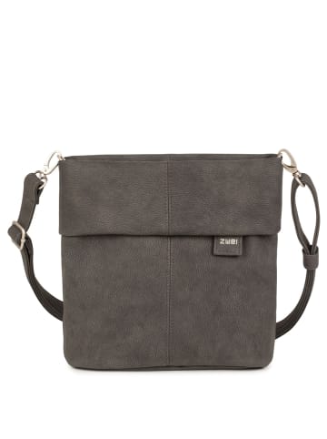 Zwei Mademoiselle M8 - Schultertasche 25 cm in nubuk-stone