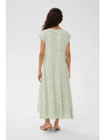 SAINT TROPEZ Kleid GislaSZ Gerade Passform in Cameo Green Leopard