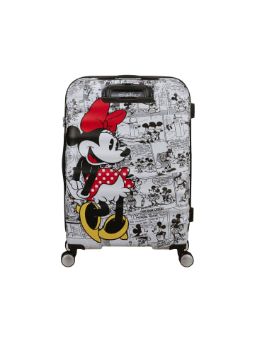 American Tourister Wavebreaker Disney Spinner 67 cm mit TSA-Zahlenschloss in Minnie Comics White