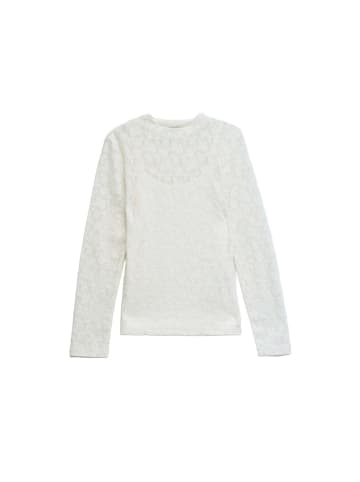 Salsa Jeans Langarmshirt Lace Long Sleeve in Light Beige