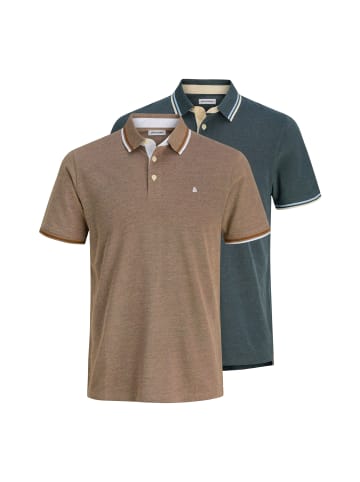 Jack and Jones JJE Paulos Polo SS 2Pk  in Mehrfarbig