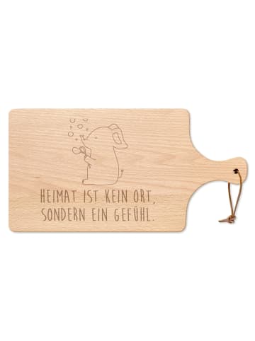 Mr. & Mrs. Panda Holzbrett Elefant Seifenblasen mit Spruch in Transparent