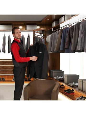 30x Kleiderbügel in Schwarz