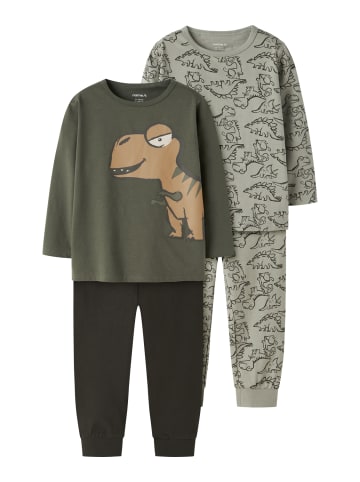 name it 2er-Pack Schlafanzüge Nmmnightset in seagrass