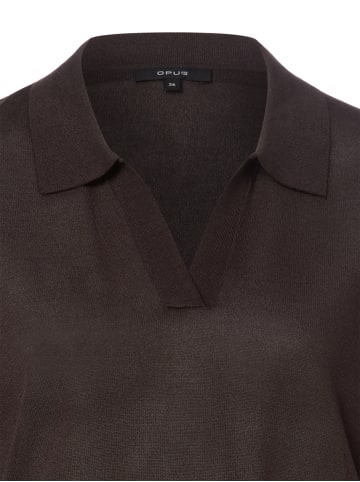 OPUS Strickshirt Posara in schoko - 0001