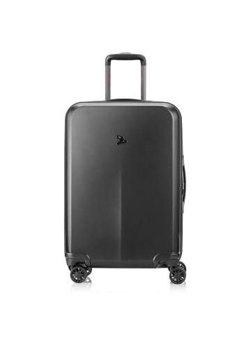 Pack Easy Genius 4 Rollen Trolley M 66 cm mit Dehnfalte schwarz
