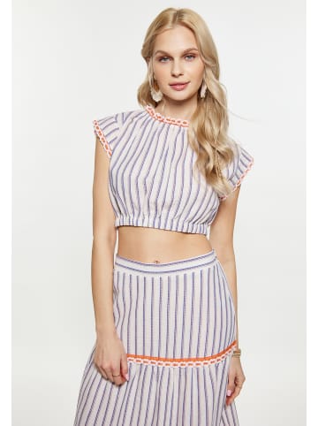 IZIA Damen Crop-Top in Königsblau