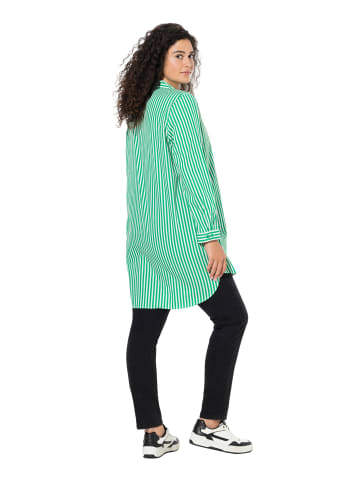 Ulla Popken Hemdbluse in smaragdgrün