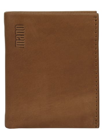 mano Geldbörse LIGATUS echt Leder in camel