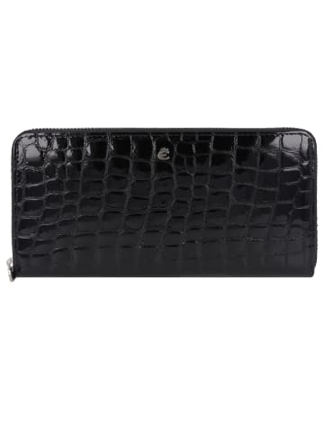 Esquire Nizza Geldbörse RFID Schutz Leder 18.5 cm schwarz
