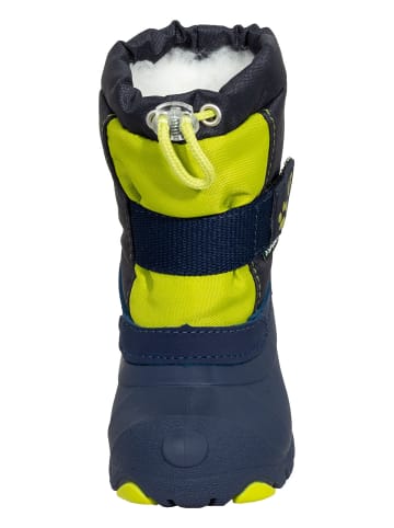 Spirale Kinder-Winterstiefel Skinny gefüttert in blau/grün