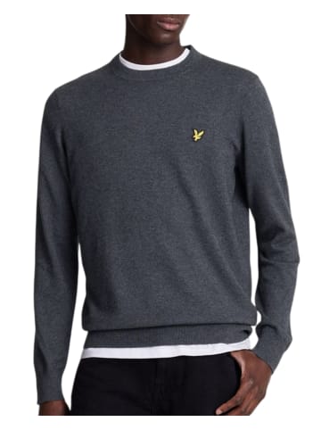Lyle & Scott Strickpullover in Dunkelgrau