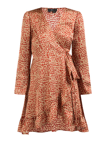 faina Damen Wickelkleid in Rot