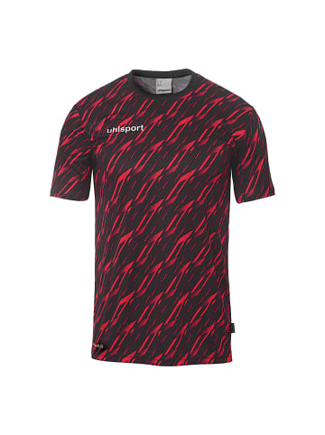 uhlsport  Trainings-T-Shirt Progressive 28 Kids in schwarz/rot