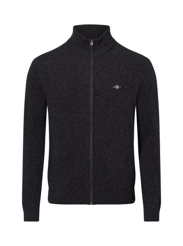 Gant Strickjacke in anthrazit - 0002