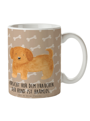 Mr. & Mrs. Panda Tasse Hund flauschig mit Spruch in Hundeglück