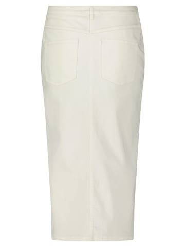 Betty Barclay Jeansrock mit Waschung in Rohweiß