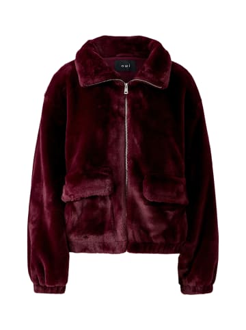 Oui Kunstfelljacke in bramble berry